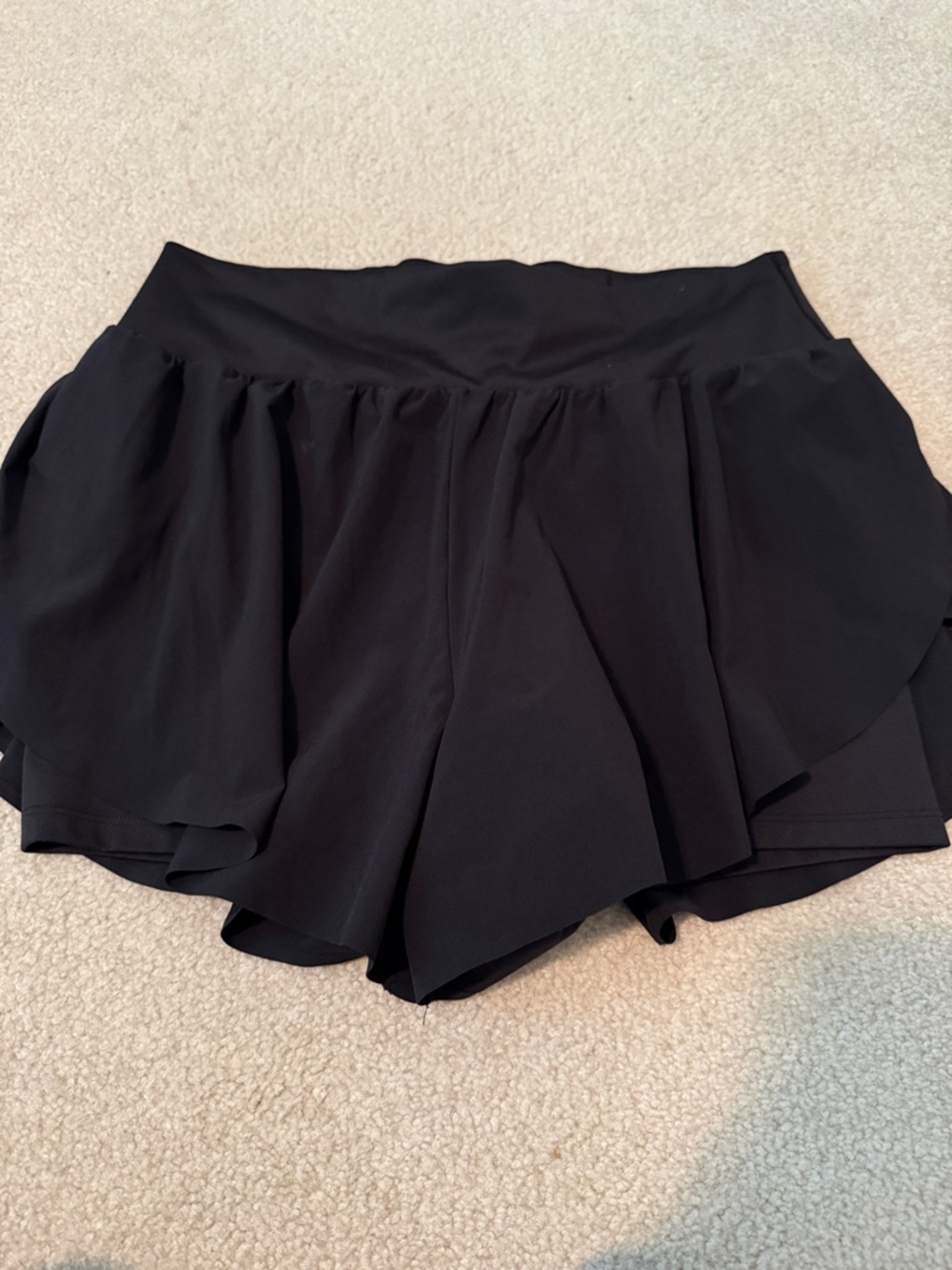 all in motion Black butterfly athletic shorts